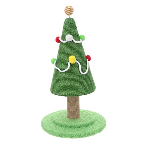 SEWOART Weihnachtlicher Katzenkratzbaum Sisal Kratzsäule Hoch Vertikal Kratzspielzeug Weihnachtsbaum Design Fördert Klettern und Kratzen für Katzen im Innenbereich SEWOART Weihnachtlicher Katzenkratzbaum Sisal Kratzsäule Hoch Vertikal Kratzspielzeug Weihnachtsbaum Design Fördert Klettern und Kratzen für Katzen im Innenbereich von SEWOART