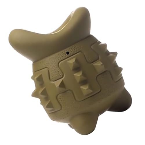 SEWOART Welpen-Backenzahn- Hundezahn-Trainingsspielzeug Zahnen klein Interactive Dog Toys Dog chew Toy Haustierspielzeug mit Ton Backenzahnspielzeug für Hunde Gummi Dark Brown von SEWOART