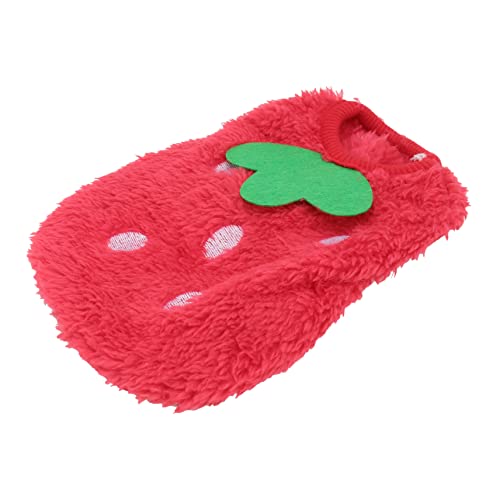 SEWOART Winter Fleece Bunny Hoodie Für Kleine Haustiere Gemütlicher Pullover Mit Erdbeer-Design Für Meerschweinchen Kaninchen Und Andere Kleintiere Atmungsaktiv Und Warm SEWOART Winter Fleece Bunny Hoodie Für Kleine Haustiere Gemütlicher Pullover Mit Erdbeer-Design Für Meerschweinchen Kaninchen Und Andere Kleintiere Atmungsaktiv Und Warm von SEWOART