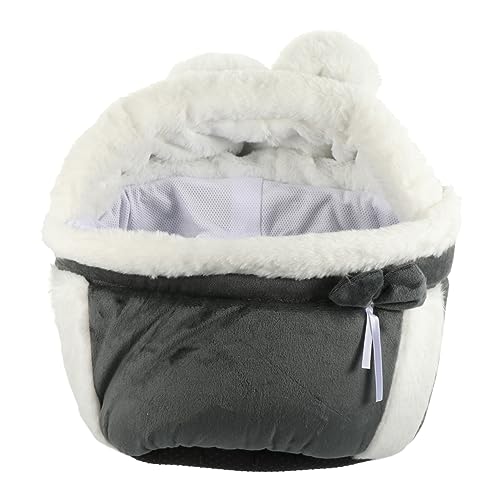 SEWOART Winter Warmer Katzenrucksack mit Verbreitertem Tragegurt Tragbare Haustiertragetasche für Outdoor Ausflüge Komfortable Transportbox für Kleine und Mittelgroße Katzen von SEWOART