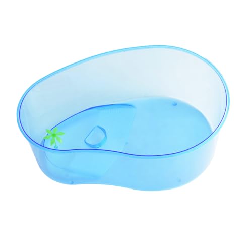 SEWOART Zuchtbecken Für Schildkröten Schildkrötenbecken Für Den Haushalt Aquarium Terrariumreptil Tank Panzerset Für Schildkröten Wasser Schildkrötenkäfig Für Den Haushalt Sky-Blue Plastik von SEWOART