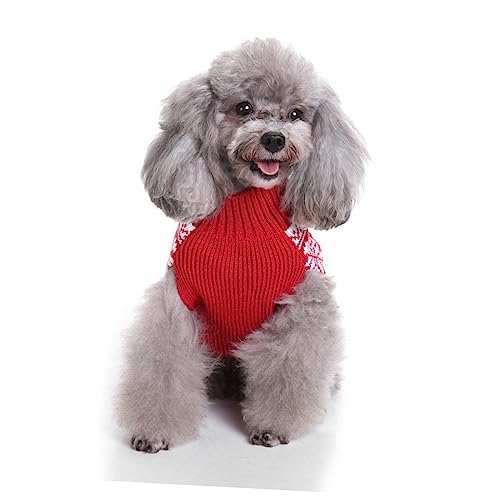 SEWOART Haustier-Strickwaren Weihnachtspullover Für Hunde Hoher Kragen Leicht An- Und Auszuziehen SEWOART Haustier-Strickwaren Weihnachtspullover Für Hunde Hoher Kragen Leicht An- Und Auszuziehen von SEWOART
