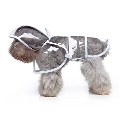 SEWOART Regenmantel für Haustiere Jumpsuit für große Hunde wasserdichte Regenjacke mit Kapuze und Reflektorstreifen für weiße große Hunde SEWOART Regenmantel für Haustiere Jumpsuit für große Hunde wasserdichte Regenjacke mit Kapuze und Reflektorstreifen für weiße große Hunde von SEWOART
