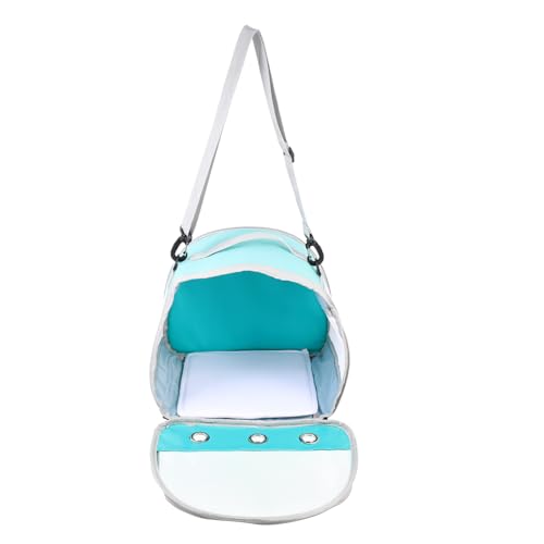 SEWOART kleine Reisetasche für Haustiere meerschweinchen Tasche Träger Auto pet Backpack meerschweinchen transportbox Outdoor-Hamstertasche Hamster-Reisetasche Polyester Green von SEWOART
