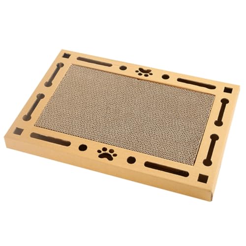 SEWOART kratzbaum für Katzen Katzenkratzer für drinnen kratzbäume für Katzen katzenkratzmatte kratzmatte für Katzen Kätzchen Papierkratzer Katzenspielzeug aus Wellpappe Wellpapier Khaki SEWOART kratzbaum für Katzen Katzenkratzer für drinnen kratzbäume für Katzen katzenkratzmatte kratzmatte für Katzen Kätzchen Papierkratzer Katzenspielzeug aus Wellpappe Wellpapier Khaki von SEWOART