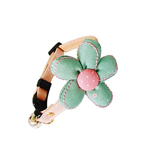 SEWOART Hundehalsband Für Haustiere Verstellbar Polyester Mit Großer Blume Und Glocke Für Katzen Und Kätzchen SEWOART Hundehalsband Für Haustiere Verstellbar Polyester Mit Großer Blume Und Glocke Für Katzen Und Kätzchen von SEWOART