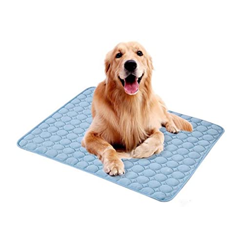 SEWOART Kühlmatte Für Haustiere Atmungsaktive Sommerpet-Decke Für Hunde Und Katzen Selbstkühlendes Pad Blau Für Und Außenbereich Für Und Ruhezeiten SEWOART Kühlmatte Für Haustiere Atmungsaktive Sommerpet-Decke Für Hunde Und Katzen Selbstkühlendes Pad Blau Für Und Außenbereich Für Und Ruhezeiten von SEWOART