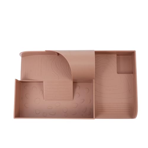 SEWOART schwimmende Plattform schildkröten zubehör Aquarium Pflege aquariumdeko schwimmt Reptilienraumklettern schleichtiere Schildkrötenterrasse Schildkrötenzuchtplattform Plastik Brown von SEWOART