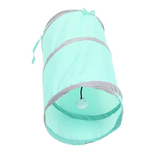 SEWOART zusammenklappbarer Katzenkanal interaktives katzenspielzeug Interactive cat Toy großer Katzentunnel Haustier Haustier Interaktives lustiger Bohreimer Polyester von SEWOART