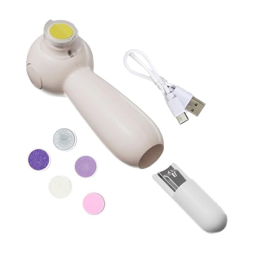 SEYIMTU Vogelnagelschleifer mit Geräuscharmer unter 40dB & LED-Licht, 6 Schleifköpfe Typ-C Wiederaufladbar für Papagei Kaninchen SEYIMTU Vogelnagelschleifer mit Geräuscharmer unter 40dB & LED-Licht, 6 Schleifköpfe Typ-C Wiederaufladbar für Papagei Kaninchen von SEYIMTU