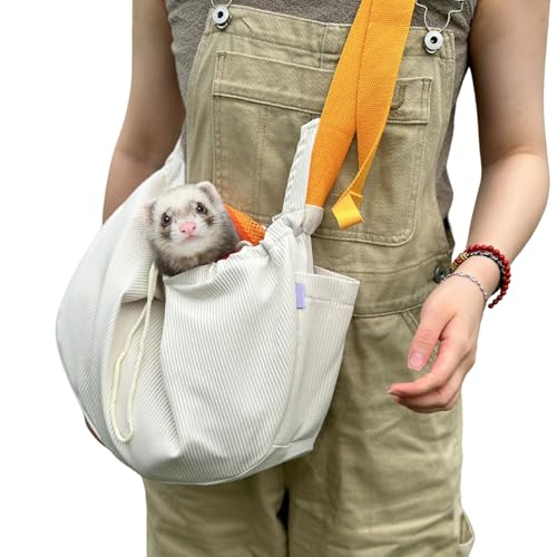 Tragetasche für Frettchen – Haustier-Tragetasche mit verstellbarem Riemen, freihändige Umhängetasche, Crossbody, Reisetasche, weiche Kleintier-Bonding-Beutel, Vorderrucksack für Frettchen, Kaninchen, Tragetasche für Frettchen – Haustier-Tragetasche mit verstellbarem Riemen, freihändige Umhängetasche, Crossbody, Reisetasche, weiche Kleintier-Bonding-Beutel, Vorderrucksack für Frettchen, Kaninchen, von SEZDEKI