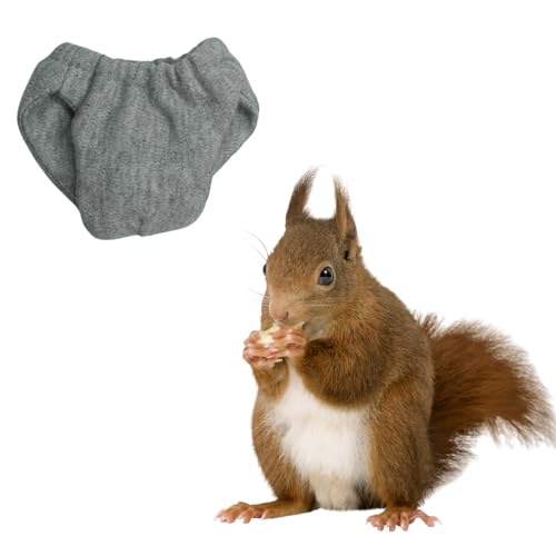 Waschbare Eichhörnchen-Windeln, extra kleine, wiederverwendbare Stoffwindeln für Haustiere, sehr saugfähig, auslaufsicher, Urin-Nasshose mit verstellbarer Taille, für Eichhörnchen im Innenbereich von SEZDEKI