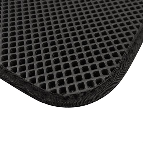 SFQEVHRZ Hundehütte， Faltbare Katzenstreu Pad Box Bett Waschbar for Kratzbrett Haustier Matte Unten rutschfeste Lieferungen(Black,46x60cm) von SFQEVHRZ