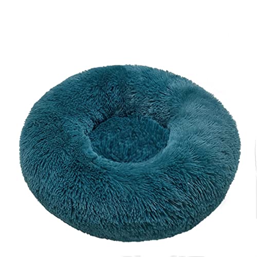 SFQEVHRZ Hundehütte， Haustier Katzenbett Herbst Winter Bequemes warmes tiefes Schlafbett for mittelgroße große Hunde Katzen(Ultramarine,60cm) von SFQEVHRZ
