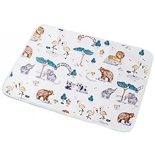 SFQEVHRZ Hundehütte， Haustier Urin Pad Matratze Hund Bett Sofa Matte Waschbar Hund Windel Reusable(Green) von SFQEVHRZ