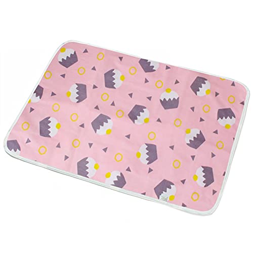 SFQEVHRZ Hundehütte， Haustier Urin Pad Matratze Hund Bett Sofa Matte Waschbar Hund Windel Reusable(Rose Color) von SFQEVHRZ