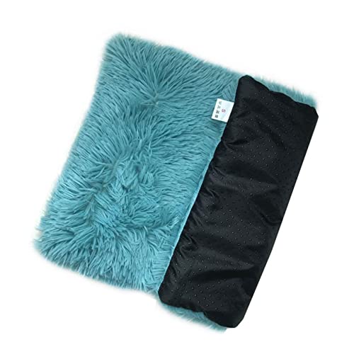 SFQEVHRZ Hundehütte， Haustierbett Katzenmatte Atmungsaktive beruhigende Hundeschlafbetten Geeignete Haustiere Sofa Matratze(Blu,L 50x70cm) von SFQEVHRZ