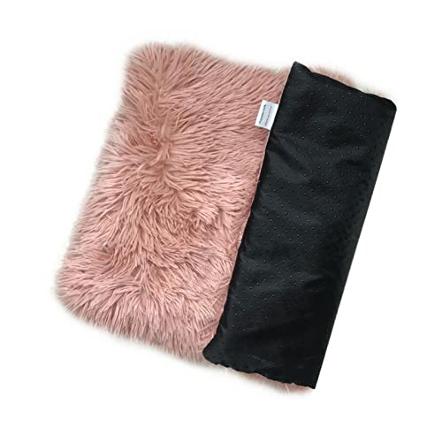SFQEVHRZ Hundehütte， Haustierbett Katzenmatte Atmungsaktive beruhigende Hundeschlafbetten Geeignete Haustiere Sofa Matratze(Roze,XL 70x100cm) von SFQEVHRZ