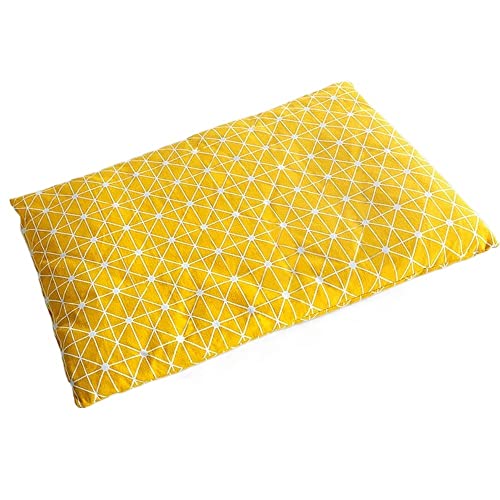 SFQEVHRZ Hundehütte， Hundebettmatte Hundehaus Weiche Haustierkatzenbetten Deckenkissen Kleine Mittelgroße Große Hunde(Giallo,30x45cm) von SFQEVHRZ