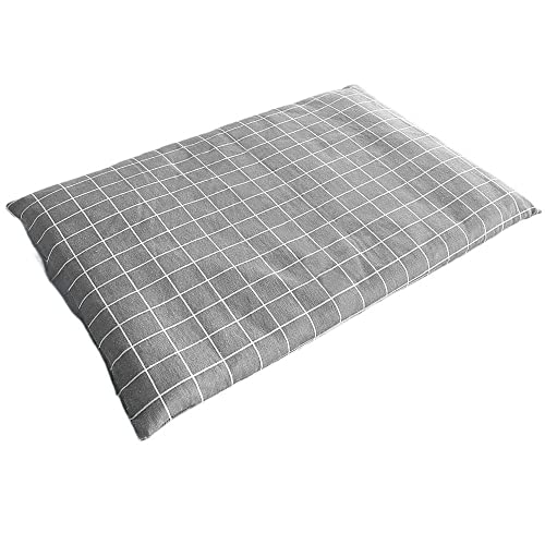 SFQEVHRZ Hundehütte， Hundebettmatte Hundehaus Weiche Haustierkatzenbetten Deckenkissen Kleine Mittelgroße Große Hunde(Grijs,45x70cm) von SFQEVHRZ