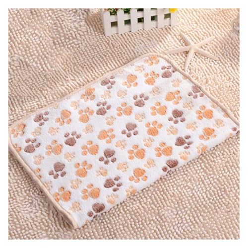 SFQEVHRZ Hundehütte， Warmes Hundehaus-Haustierbett, Bedruckt, Zwinger-Sofa-Matte for Haustierwelpen, faltbares Katzenbett, Hundebett(Blanket 01,Small) von SFQEVHRZ