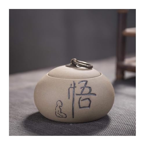 SFQEVHRZ Tierurne, Mini for kleine Hunde, Katzen, menschliche Asche, Gedenkstätte for die Einäscherung der, for Trauerbox(Coarse Ceramic) von SFQEVHRZ