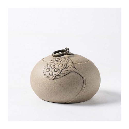SFQEVHRZ Tierurne, Mini for kleine Hunde, Katzen, menschliche Asche, Gedenkstätte for die Einäscherung der, for Trauerbox(Lotus) von SFQEVHRZ