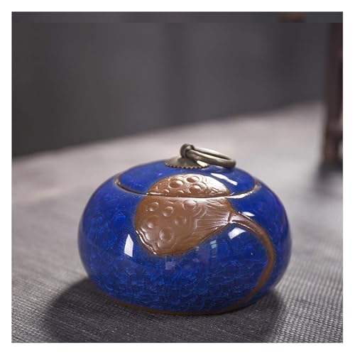 Tierurne, Memorial Hall Asche Sarg Handgefertigte Keramik Andenken Beerdigung Urne for Zuhause oder Friedhof Hund Katze(Medium) von SFQEVHRZ
