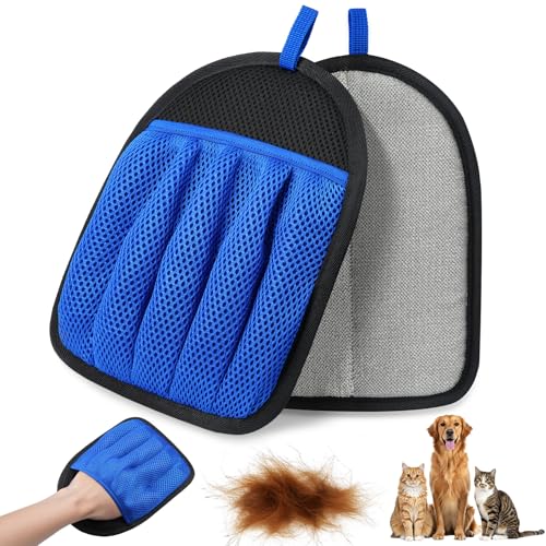Tierhaarentferner Handschuh für Couch, Teppich & Autositze, Wiederverwendbarer Elektrostatischer Hund Katze Haarentfernungshandschuh, 5-Finger-Design für Möbel, Kleidung, Autoinnenraum, Magische Tierhaarentferner Handschuh für Couch, Teppich & Autositze, Wiederverwendbarer Elektrostatischer Hund Katze Haarentfernungshandschuh, 5-Finger-Design für Möbel, Kleidung, Autoinnenraum, Magische von SGJGS