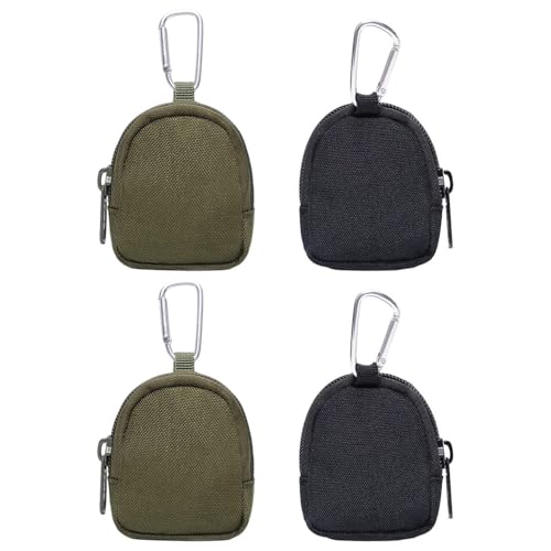 4 Stücke Haustier-Snack-Tasche, Freisprech-Hunde-Wandersack, Tragbarer Tierbeutel Im Freien, Multifunktionstasche Im Freien (Schwarz, Militärisch Grün). von SGSCFG
