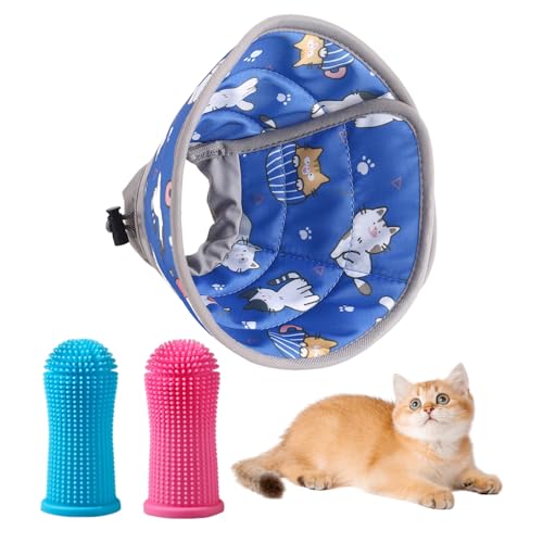 SGSCFG 1-Teilige Katzenkragen Und 2-Teilige Haustierzhäfen, Katzen-Anti-Lick-Schutzabdeckung, Anti-Bite-Kopfbedeckung, Silikonzahnbürste, Pet-Reinigungswerkzeug. SGSCFG 1-Teilige Katzenkragen Und 2-Teilige Haustierzhäfen, Katzen-Anti-Lick-Schutzabdeckung, Anti-Bite-Kopfbedeckung, Silikonzahnbürste, Pet-Reinigungswerkzeug. von SGSCFG