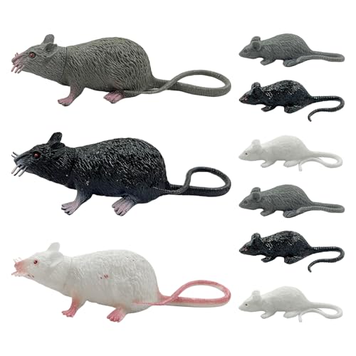 SGSCFG 9 Mausmodelle, Plastikmausspielzeug, Kreatives Katzenspielzeug, Lustige Maus -Ornamente, Stage Performance Requisiten. SGSCFG 9 Mausmodelle, Plastikmausspielzeug, Kreatives Katzenspielzeug, Lustige Maus -Ornamente, Stage Performance Requisiten. von SGSCFG