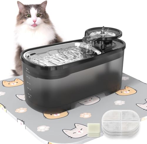Katzenwasserbrunnen 2,5 L leise Design mit Aktivkohlefilter Katzenwasserbrunnen 2,5 L leise Design mit Aktivkohlefilter von SGSspecial