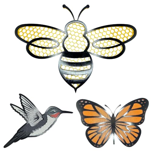 SGZIOO 3 Stück Schwimmende Insel in Bienenform, Schwimmende Bestäuberinsel, 3D-Druck Schwimmende Bieneninsel, bienentränke für den Garten für den Außenbereich, Gartendekoration, Durstige Bestäuber von SGZIOO