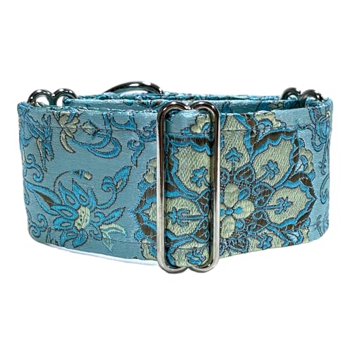 Hundehalsband, handgefertigt, Martingale, für Windhunde, Saluki, Whippet, 5,1 cm breit (27,9 cm - 35,6 cm) von SGang