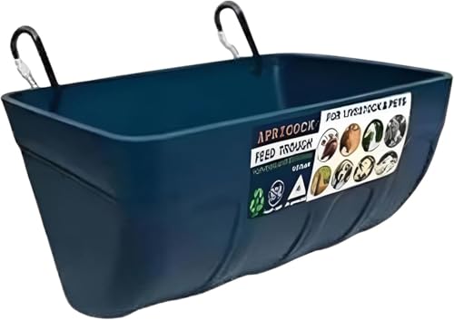 Bewässerungseimer Futtertrog, Wasserspender, automatischer Futterspender, hängender Zaun-Futtertrog für Bauernhof, Schaf, Gans, Hund, Schwarz Bewässerungseimer Futtertrog, Wasserspender, automatischer Futterspender, hängender Zaun-Futtertrog für Bauernhof, Schaf, Gans, Hund, Schwarz von SGerste