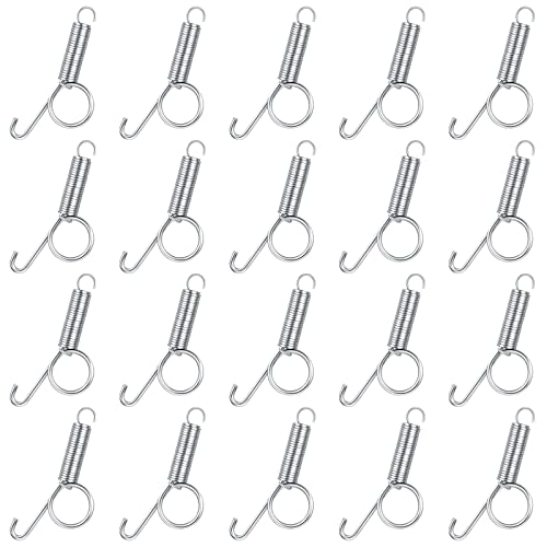 SGerste Federtürriegel für Kaninchenkäfige, silberfarben, tragbar, 7,1 x 2,3 cm, 20 Stück SGerste Federtürriegel für Kaninchenkäfige, silberfarben, tragbar, 7,1 x 2,3 cm, 20 Stück von SGerste