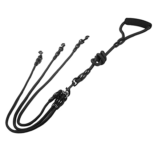 SH-RuiDu Haustier-Hundeleine, 2/3/4-Wege, strapazierfähig, kein Verheddern, geflochtenes Nylon, für 2/3/4 kleine, mittelgroße und große Hunde, Spaziergänge und Training SH-RuiDu Haustier-Hundeleine, 2/3/4-Wege, strapazierfähig, kein Verheddern, geflochtenes Nylon, für 2/3/4 kleine, mittelgroße und große Hunde, Spaziergänge und Training von SH-RuiDu