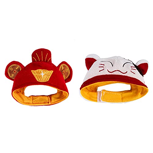 SH-RuiDu Niedlicher Haustierhut für Kätzchen, Party-Hut, niedliches Cartoon-Katzenkostüm, Halloween-Accessoire, Kopfbedeckung von SH-RuiDu