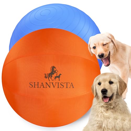 Herding Ball für Hunde, 45,7 cm, robuster Hüteball für australische Schäferhunde und Border Collies – langlebiges Trainingsspielzeug für kleine/mittelgroße Rassen – Spielen im Freien und im Garten Herding Ball für Hunde, 45,7 cm, robuster Hüteball für australische Schäferhunde und Border Collies – langlebiges Trainingsspielzeug für kleine/mittelgroße Rassen – Spielen im Freien und im Garten von SHANVISTA