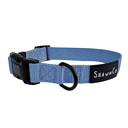 ShawnCo Dream Walk Hundehalsband, hochwertig, verstellbares und bequemes Haustierhalsband für kleine, mittlere, große und extra große Hunde (L, Moonglow) von SHAWNCO