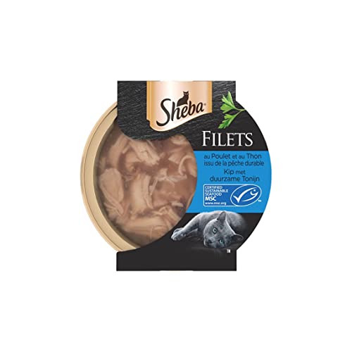 Les Domes de Sheba, 1 x 60 g Filets mit Huhn und Thunfisch, MSC von SHEBA