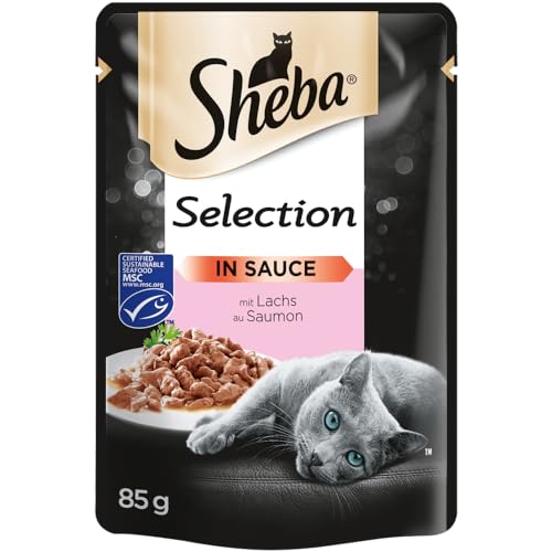 Sheba Essence Filetstreifen mit Lachs 85g Sheba Essence Filetstreifen mit Lachs 85g von Sheba