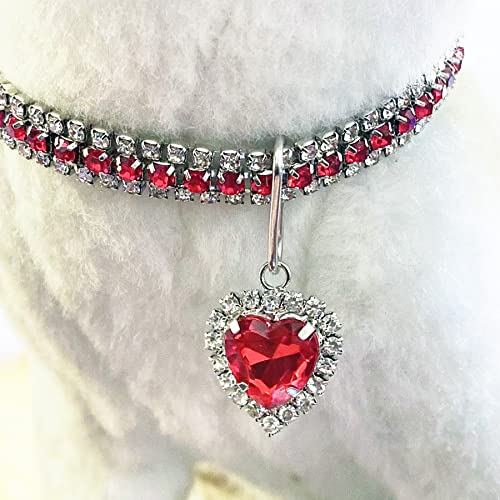 Haustierhalsband mit Strasssteinen, funkelnd, 3 Reihen, Kristall-Diamant-Hundehalsband, verstellbare Strasssteine, Hochzeitshalsband, Welpen-Mädchen, glitzernde Halskette, Anhänger, Schmuck für kleine Haustierhalsband mit Strasssteinen, funkelnd, 3 Reihen, Kristall-Diamant-Hundehalsband, verstellbare Strasssteine, Hochzeitshalsband, Welpen-Mädchen, glitzernde Halskette, Anhänger, Schmuck für kleine von SHEKAKO