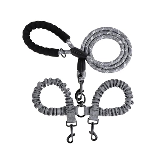 SHENGLINE Doppelte Hundeleine für zwei Hunde, Grau, 1,2 m SHENGLINE Doppelte Hundeleine für zwei Hunde, Grau, 1,2 m von SHENGLINE