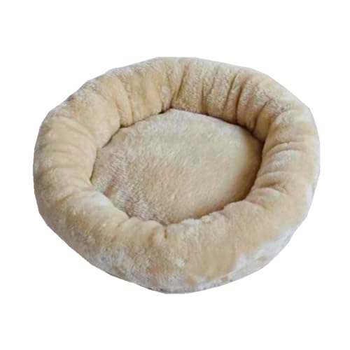 SHENGOCASE Katzenbaumturm-Zubehör, Ersatzteile, runde Oberseite, Kissen-Bettbezug für Katzen-Sitzstange mit Gummiband (30 cm, Beige) von SHENGOCASE