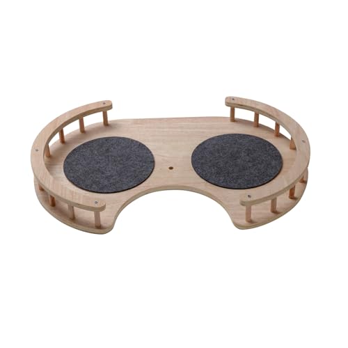 SHENGOCASE Kratzbaum Turm Zubehör Ersatzteile, Extra große Katzen-Sitzstange, Plattformbett Add-ons für Boden bis Decke Katzenbaum mit Matte von SHENGOCASE