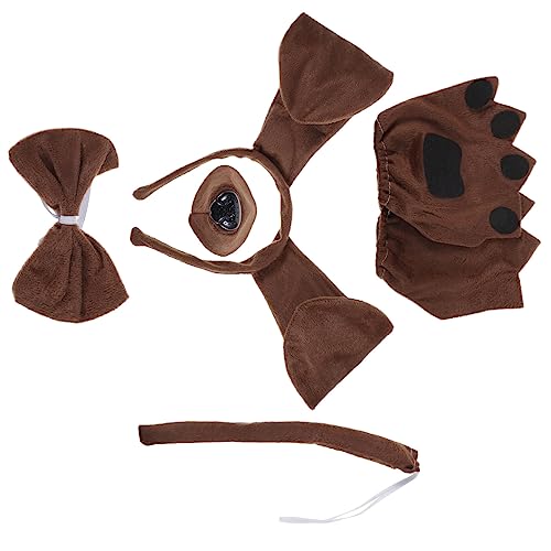 SHERCHPRY 1 Satz Kinderkostüm Hundestirnband Kostüm Welpenstirnband Dackel Haustier Halloween Kleidung Halloween Costumes Kindergarten-Welpenkostüm Cosplay-Hundekostüm Abs von SHERCHPRY