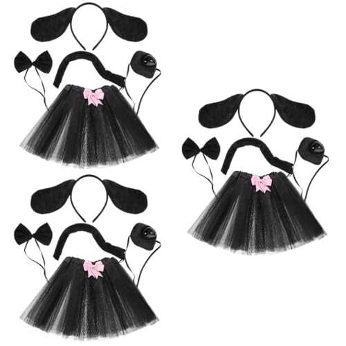 SHERCHPRY 3 Sätze Hundeohren-Stirnband Mit Stirnband Für Welpenohren Hunde-welpen-Ohr-Stirnband Hund Cosplay Tutu Rock Hundeohren, Stirnband, Geburtstag Plüsch Stoff Black SHERCHPRY 3 Sätze Hundeohren-Stirnband Mit Stirnband Für Welpenohren Hunde-welpen-Ohr-Stirnband Hund Cosplay Tutu Rock Hundeohren, Stirnband, Geburtstag Plüsch Stoff Black von SHERCHPRY