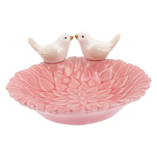 SHERCHPRY Ceramic Birds Figurine Schmuckablage Dekorative Schale Für Schmuck Schlüssel Und Obst Kreatives Design Für Wohnzimmer Und Schlafzimmer Vielseitige Aufbewahrungslösung von SHERCHPRY